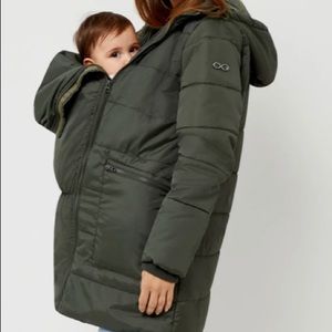 Green Modern Eternity maternity jacket (small)